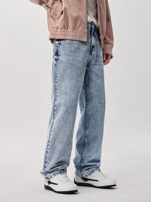 9911 Men's 12 OZ Vintage Salt Wash Relaxed Straight Jeans