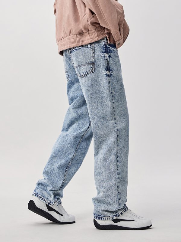 9911 Men's 12 OZ Vintage Salt Wash Relaxed Straight Jeans