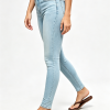 1788123557489256.png Women's Stretch High Rise Skinny Pale Light Blue Enzyme Stone Wash Sandblasted Jeans