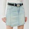 1788126156474080.jpg Women's 11.8 OZ Minimalist A‑line Raw Hem Mini Denim Skirts