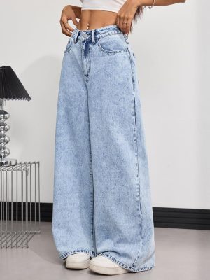 1788143314564803.jpg Women's 12.5 OZ Acid Snow Wash High Rise Wide Leg Jeans