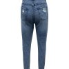 1788167420283608.jpg Women's 11.8 OZ High Rise Distressed Ankle Length Cropped Destroyed Ripped Skinny Jeans