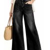 1788174206255403.jpg Women's 11.8 OZ Retro Cargo Square Front Patch Pockets Wide Leg Jeans