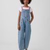 1788720388501838.jpg 10.2 OZ Big Girls Vintage Workwear Baggy Barrel‑Leg Denim Overalls