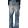 Q213  Men's 14 OZ 100% Cotton Classic Five Pockets Bootcut Jeans