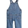 Baby Girls 9 OZ Lyocell Bib Denim Overalls