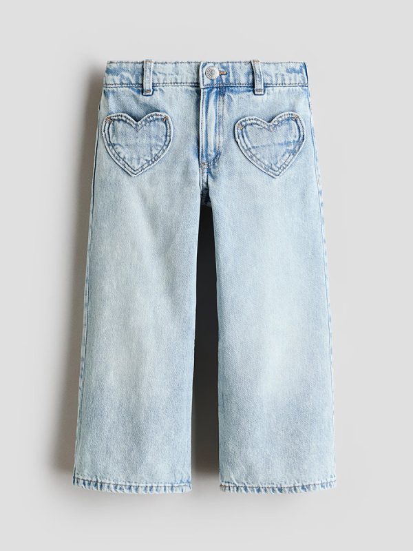 1789051473476810.jpg HMKD019 Loose-Fit Wide-Leg Jeans Cotton 100% 2-8