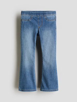 HMKD020  Superstretch Flared Leg Jeans  Cotton 64%, Polyester 34%, Spandex 2%   2-8