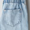 HMKD021  Daisy Wide Leg Paper-Bag Jeans Cotton 100%  2-8