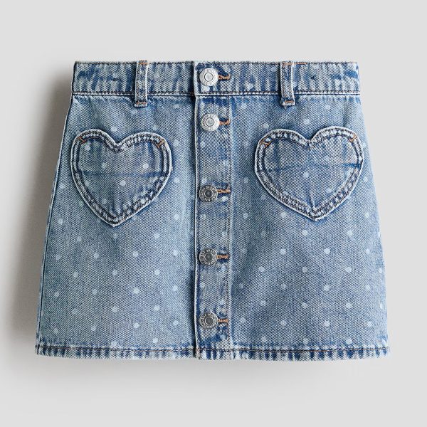 1789054374994437.jpg HMKD027 A-Line Denim Skirt Cotton 100% 2-8