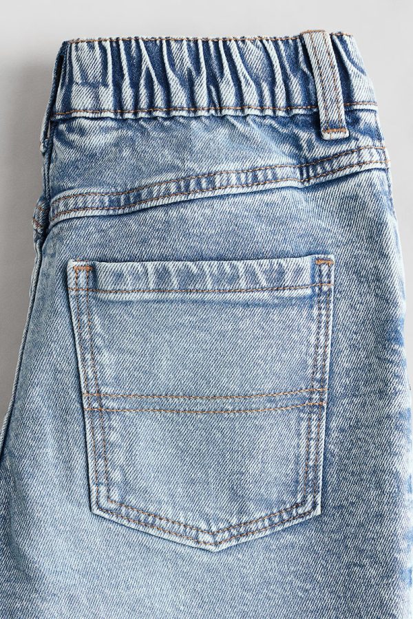 HMKD028  Relaxed-Fit Denim Shorts Cotton 99%, Spandex 1% 2-8
