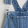 HMKD030  Denim Overall Dress  Cotton 90%, Rayon 10%  2-8