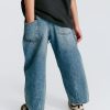HMKD018  Loose-Fit Barrel-Leg Jeans  Cotton 100%  2-8
