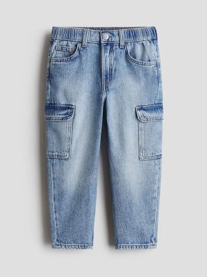 1789129201116921.jpg HMKD014 Relaxed Tapered Fit Jeans Cotton 100%