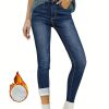 8876  Fleece Denim YL