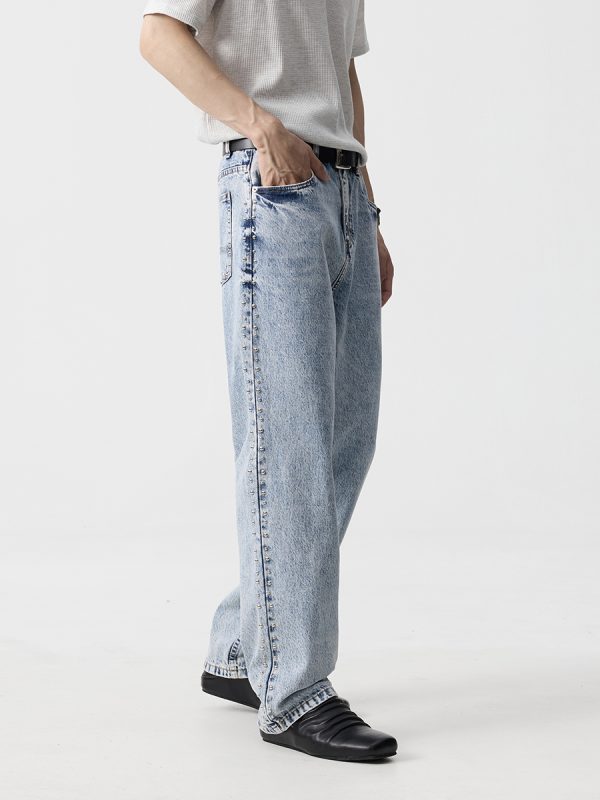1790101998889786.jpg 19911 Men's 13 OZ Relaxed Straight Acid Snow Wash Beaded Jeans