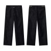 1790215946404415.jpg DK3057 Men's 12 OZ Dark Blue Black Raw Denim Relaxed Straight Jeans