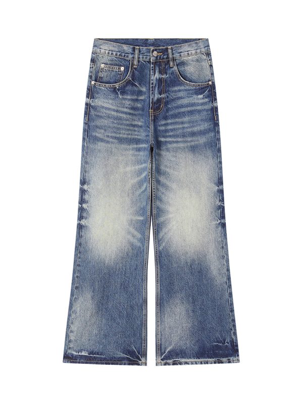 1790222402362651.jpg DL3111 Men's 12.2 OZ Vintage Faded Wash Bootcut Jeans