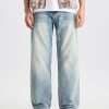 1790235048149564.jpg DZ2017 Men's 11.8 OZ Light Vintage Faded Wash Regular Straight Jeans