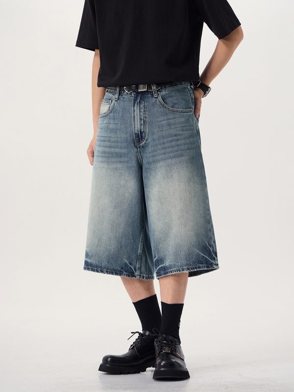 1790241582866109.jpg 7033 Men's 11.8 OZ Baggy Wide Leg 7/10 Length Denim Capris Jeans