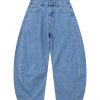 PL2279  Men's 12.8 OZ Vintage Light Stone Wash Baggy Balloon Jeans