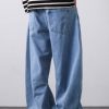 PL2279  Men's 12.8 OZ Vintage Light Stone Wash Baggy Balloon Jeans